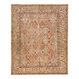 Persian Handmade Bakhtiari Wool Rug With Multicolor Pattern Throughout For Sale