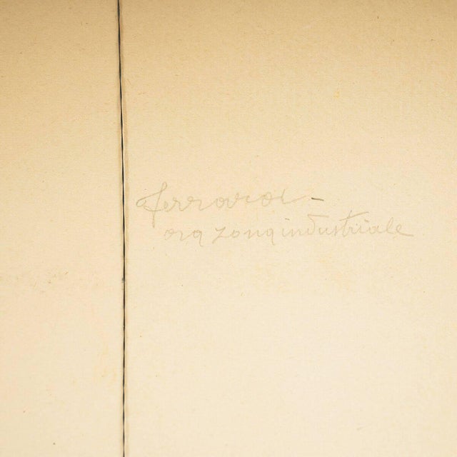 G. Rossi, Industrial Area Design of Ferrara, 1930s, Drawing on Paper For Sale - Image 5 of 6