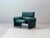1980s DS-2011 Leather Armchair in Petrol Green from de Sede, Switzerland, 1980s For Sale - Image 5 of 17