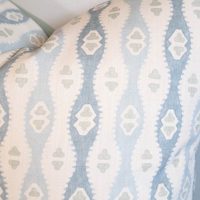Lee Jofa Elba Pillow in Chambray- Single For Sale In Greensboro - Image 6 of 6