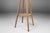 Wood Industrial Painted Wooden Tripod Console Table with Rich Patina, 1890s For Sale - Image 7 of 11