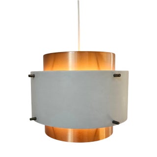 Mid-Century Modern Pendant Light in the style of Jo Hammerborg, Denmark, 1970s For Sale