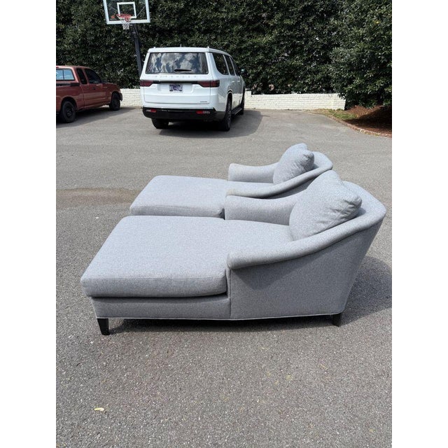 Traditional Pair of Chaise by Lee Industires For Sale - Image 3 of 6