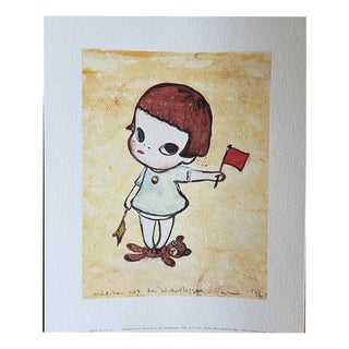 Yoshimoto Nara, Girl with the Semaphore Flags, 1996, Print For Sale