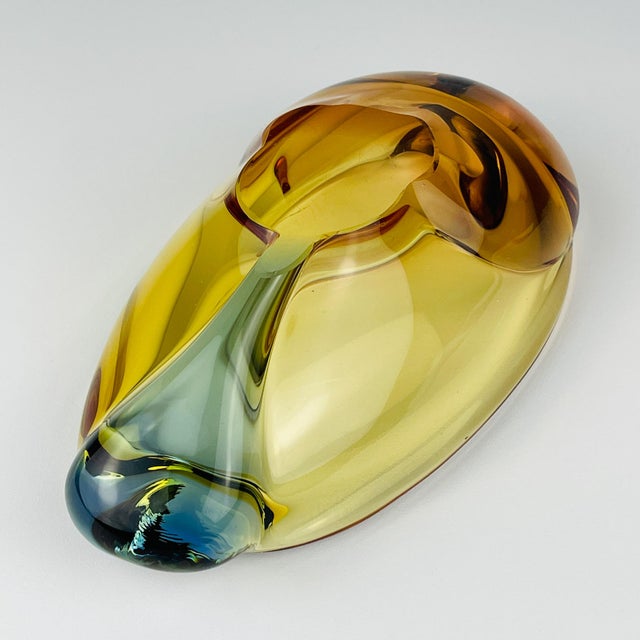 Bohemian Romana Ashtray by Hana Machovska for Mstisov Glassworks, 1960s For Sale - Image 4 of 17
