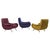 Lady Chairs by Marco Zanuso for Cassina, Set of 3 For Sale - Image 12 of 12