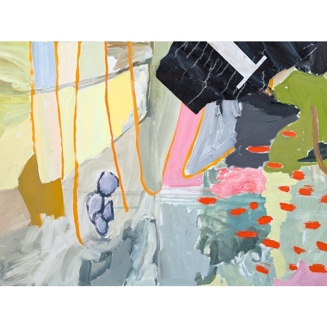 Textile Benji Stiles "The Way" Contemporary Colorful Pastel Abstract Expressionist Oil Painting, 2024 For Sale - Image 7 of 10
