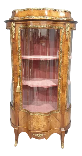 Vintage French Vitreen Display Cabinet