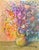 Uldis Krauze, Flowers in a Vase, 2020, Oil Painting on Board For Sale - Image 7 of 7