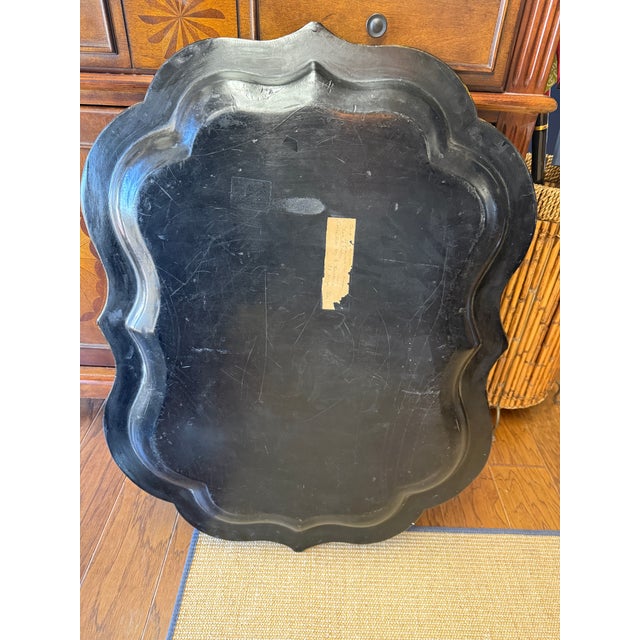 Antique English Coffee Table With Crackled Handpainted Finish, Early 20th Century For Sale - Image 9 of 10