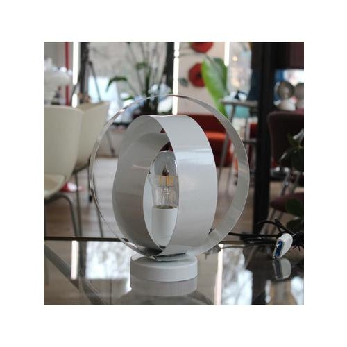 Metal Ring Table Lamp, 1970s For Sale - Image 7 of 11