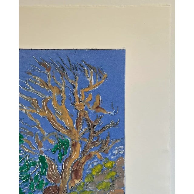 Vintage Arnold Grossman Monoprint - Ancient Bristlecone Pine Tree, C. 1970s For Sale In Reno/Lake Tahoe - Image 6 of 8