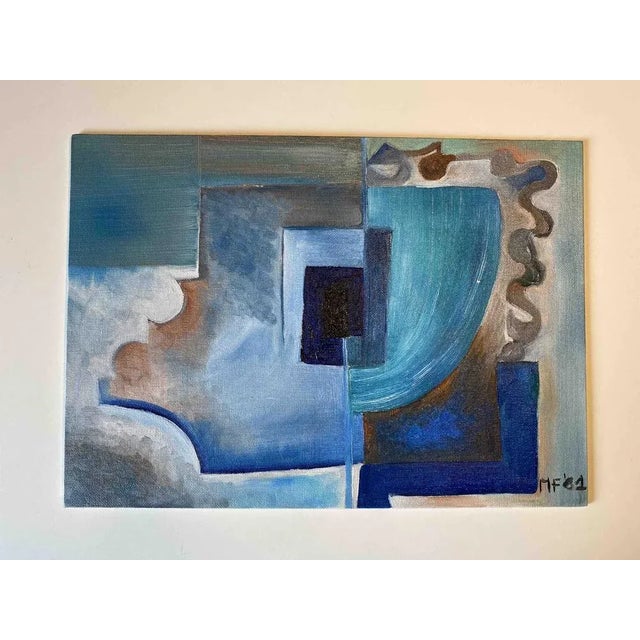 Ferdinando Meccani, Monocromia Dieci, 1981, Oil on Canvas For Sale - Image 7 of 7