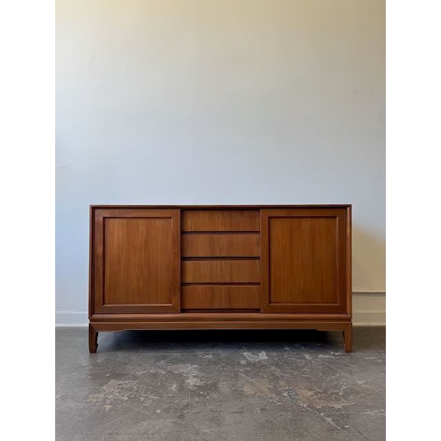 1970s Vintage Teak Credenza by Shanghai Furniture Factory For Sale - Image 5 of 17