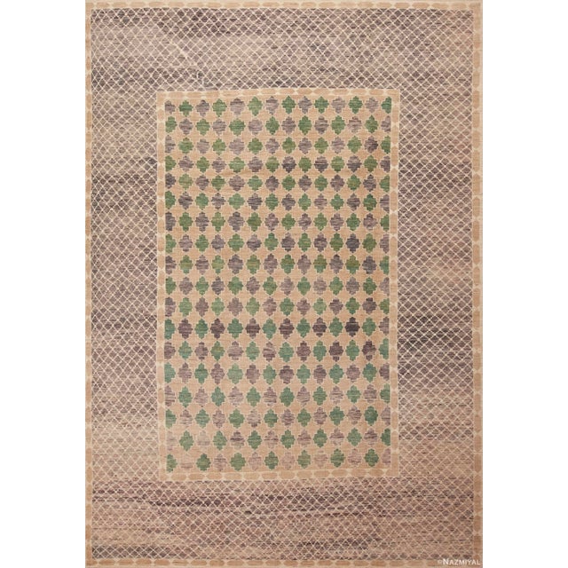 Nazmiyal Collection Mid-Century Modern Inspired Design Contemporary Area Rug For Sale