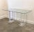 Italian Acrylic and Glass Console Table, 1980s For Sale - Image 6 of 14
