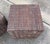 Modern Gervasoni Italy Woven Pencil Reed Cube Cubist Side Tables or Ottoman, a Pair For Sale - Image 3 of 9
