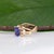 2.7Ct Tanzanite Ring With Lab Grown Diamond Accents: Solid 14k Gold, Size 6.75 For Sale - Image 10 of 10