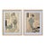 Set of 2 Edo Era (Ca 1825) Japanese Woodblock Prints of Bijin-Ga / Geisha by Keisai Eisen – Newly Framed For Sale