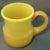 19th Century Chinese Canary Yellow or Egg Yolk Peking Glass Tankard Mug For Sale - Image 4 of 9