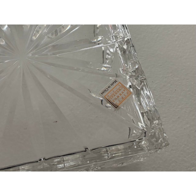 Late 20th Century Crystal Square Napkin Holder For Sale - Image 10 of 10
