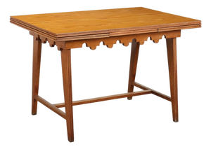 Vintage Extendable Table in Oak with Laminate Top, 1950s