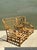 Mid-Century Modern Vintage Grid Rattan High Back Chairs - Pair For Sale - Image 3 of 12