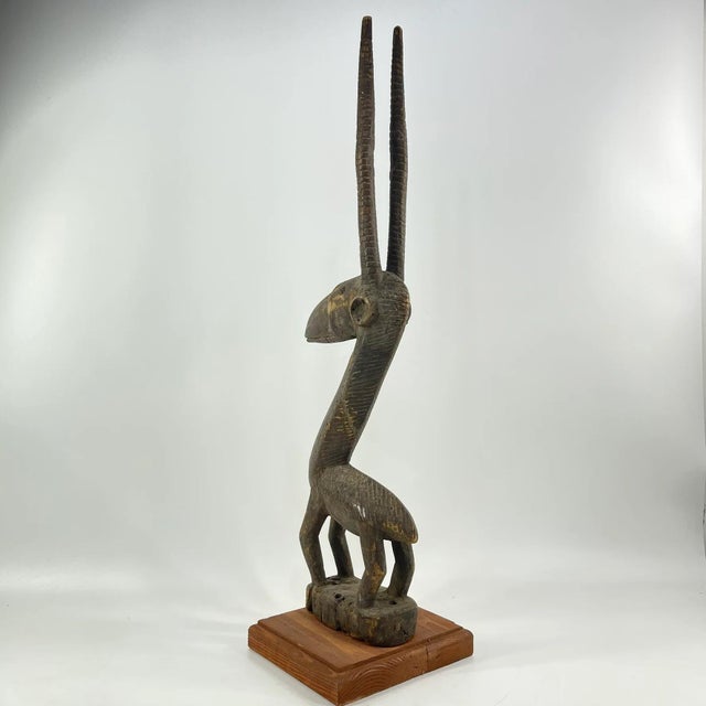 Early 20th Century Bamana Chi Wara Antelope Headcrest Mali For Sale In Denver - Image 6 of 11