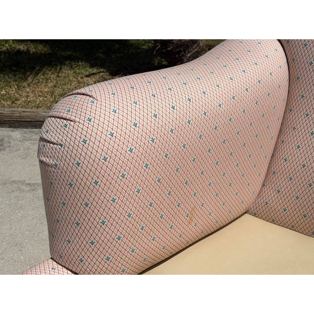 Vintage Baker Furniture English Roll Arm Chaise Lounge Chair For Sale - Image 12 of 12