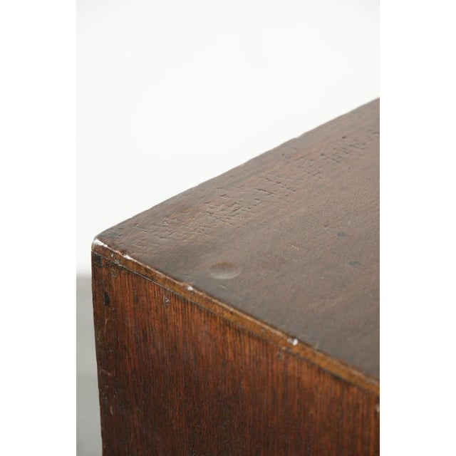 Antique English Oak Secretary, 18th Century For Sale - Image 15 of 16