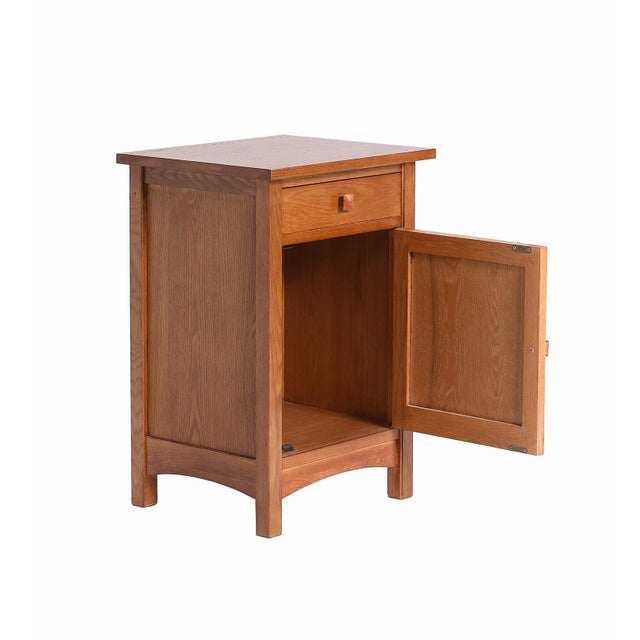 Mission Mission 1 Door 1 Drawer Nightstand - Michaels Cherry For Sale - Image 3 of 10