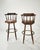Vintage Italian Pizzetti Roma Wooden Stools, 1970s, Set of 2 For Sale - Image 13 of 17