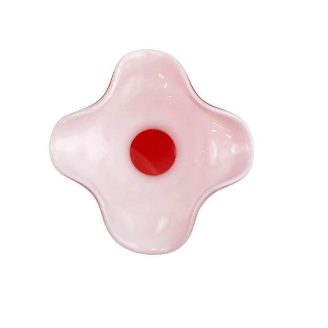 The Red Hibiscus Glass Vase Mouthblown in Tuscany, the Hibiscus Glass Red Small Fluted Vase comes nestled in VIETRI's...