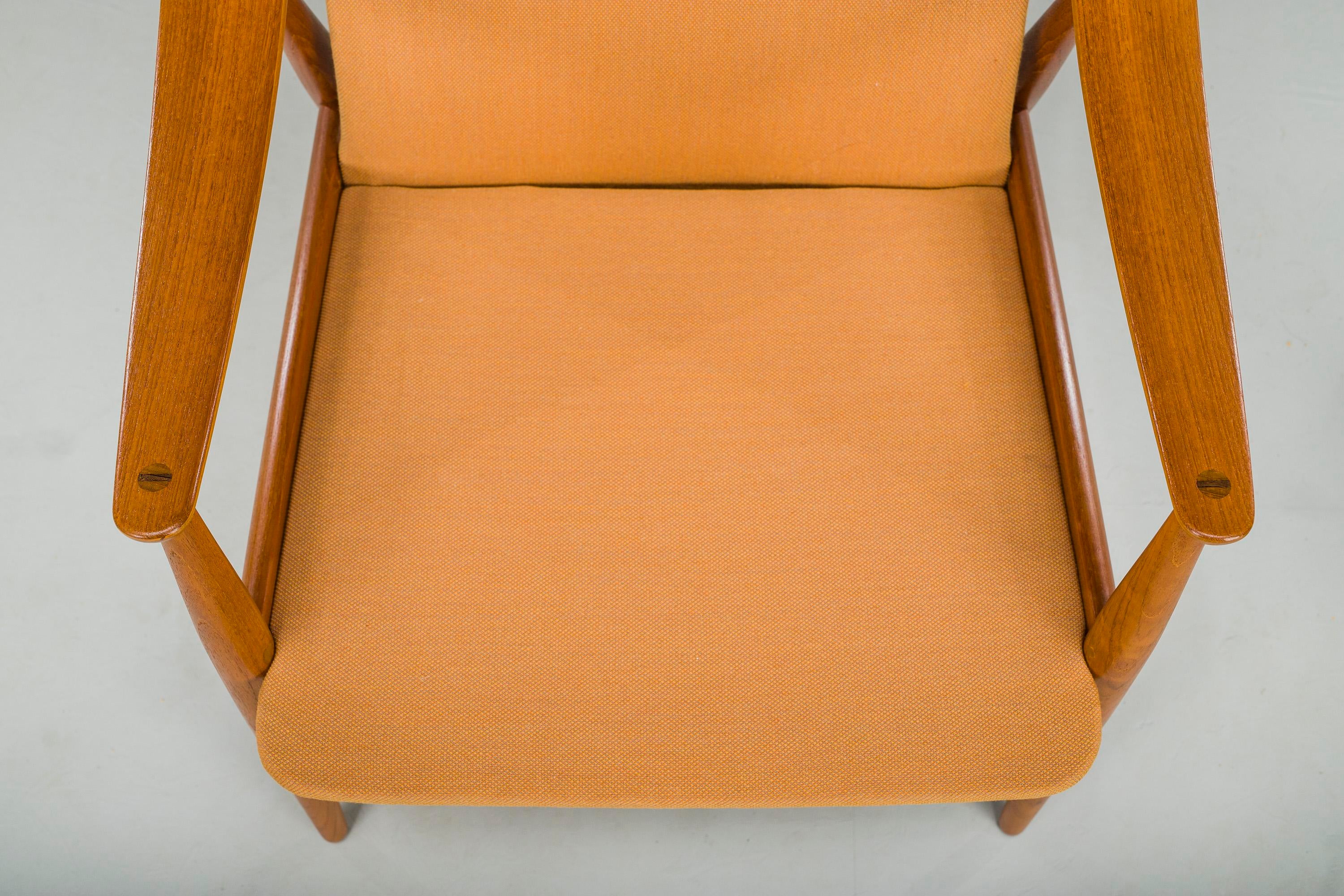 Mid-Century Teak Lounge Chair by Peter Hvidt & Orla Mølgaard for