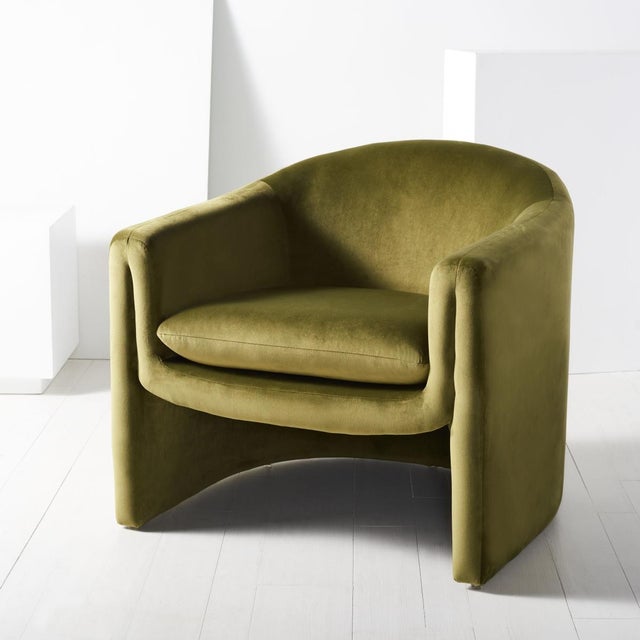 Make A Bold Style Statement With This Captivating Laylette Accent Chair. Laylette’S Low-Slung Back And Stark Lines Are...
