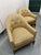 1990s Pair of A. Rudin Model 615 Chairs in Neutral Designer Upholstery For Sale - Image 11 of 18