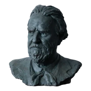 Florence Fiore - Edwin Markham Plaster Bust, C.1930s