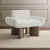 Coco White Accent Chair For Sale - Image 4 of 8