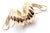 Verdura Late 20th Century Verdura Yellow Gold Diamond Swirl Earrings, Pair For Sale - Image 4 of 15