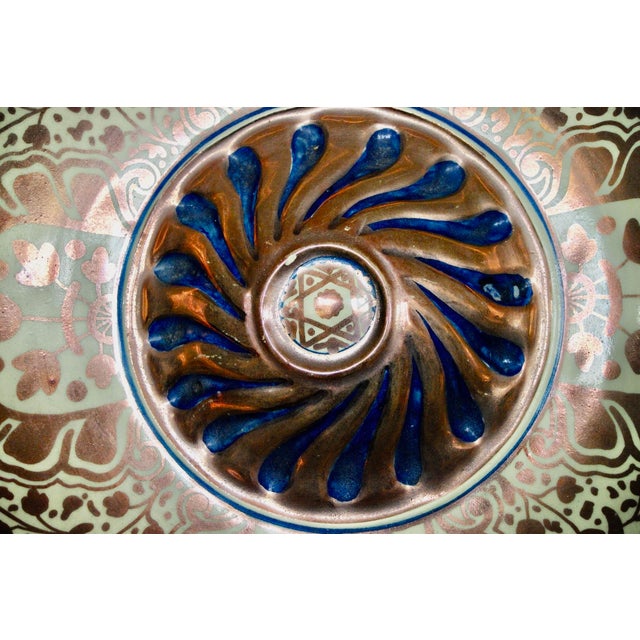 Large Presentation Platter with Chandelier, Seville, 16th Century For Sale - Image 9 of 10