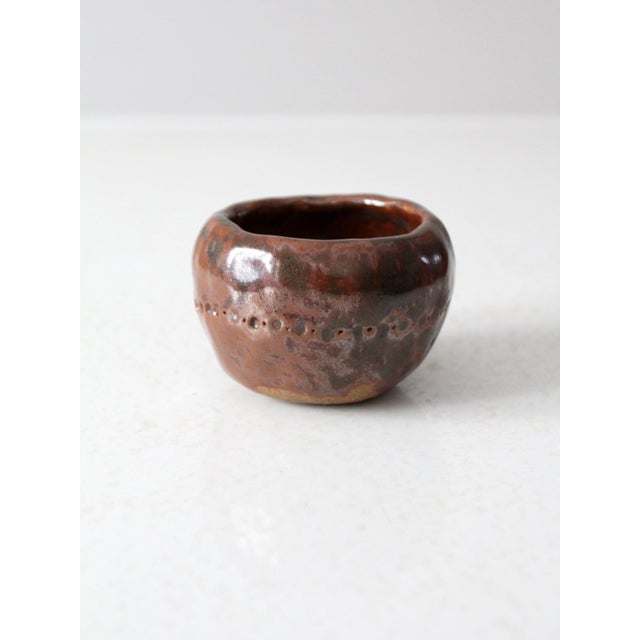 Vintage Studio Pottery Bowl For Sale - Image 4 of 8