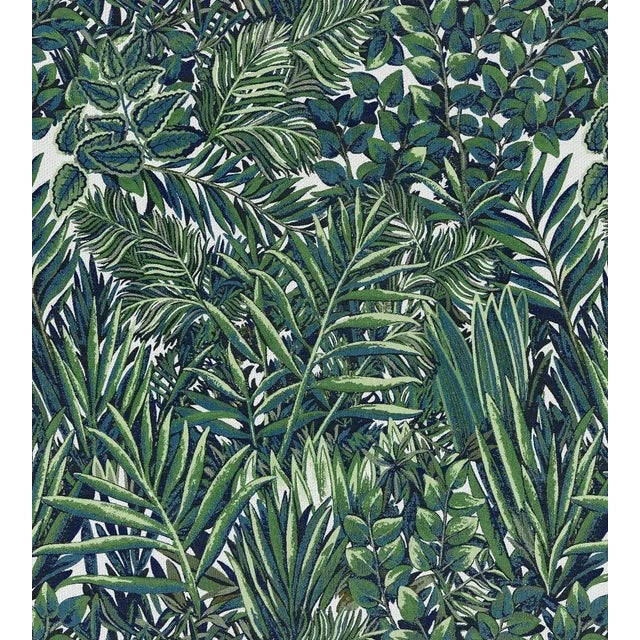 Sample - The House of Scalamandré Playa Jardin Tapestry Fabric, Verdure For Sale
