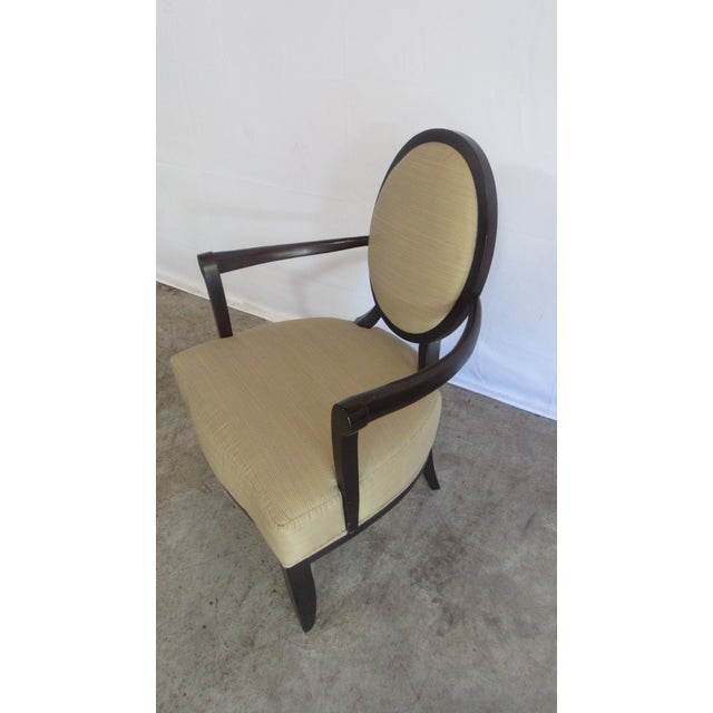 Modern Barbara Barry Baker Designer Chair Mahogany For Sale - Image 3 of 6