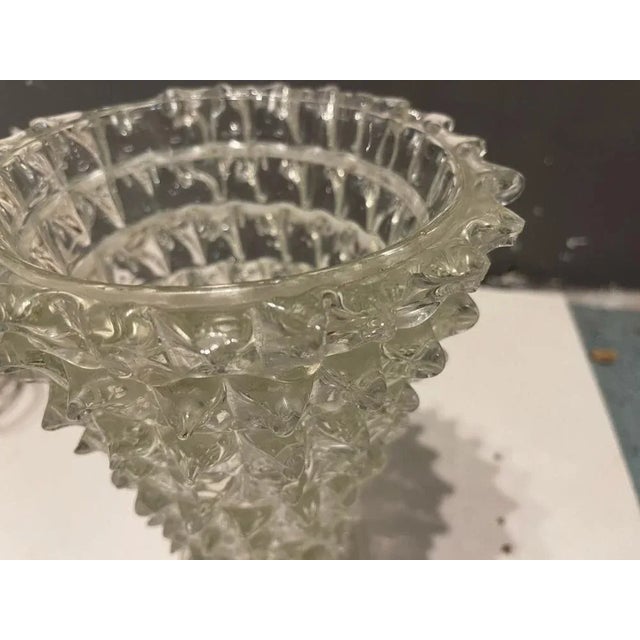 Vintage Murano Glass Barovier Rostrato Vase, 1940s For Sale - Image 9 of 10