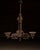 Antique Cast Iron Gothic Revival Three-Light Chandelier For Sale - Image 4 of 13