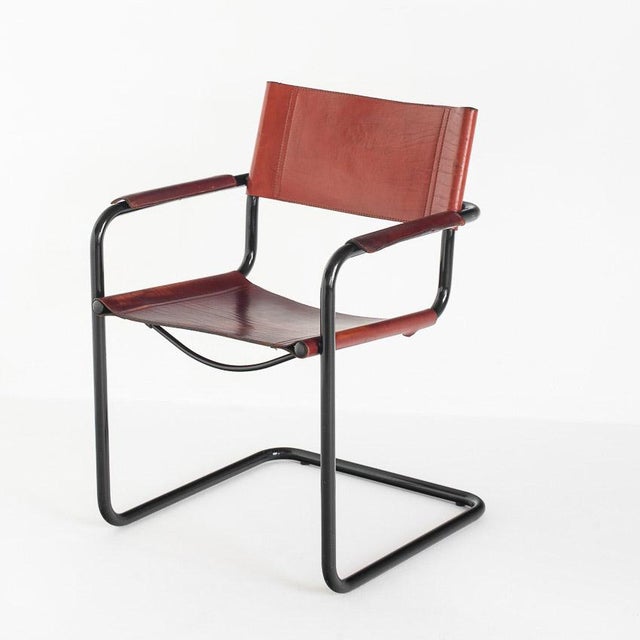 Cantilever Chair Model Mg5 in Leather by Matteo Grassi, Italy, 1990s For Sale - Image 16 of 16