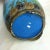 1910s Blue Floral Bird Cloisonne Vase For Sale - Image 10 of 12