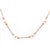 14 Karat Yellow Gold 17 inch Peter Brown Pearl And Gold Link Necklace 6.1 grams total weight.