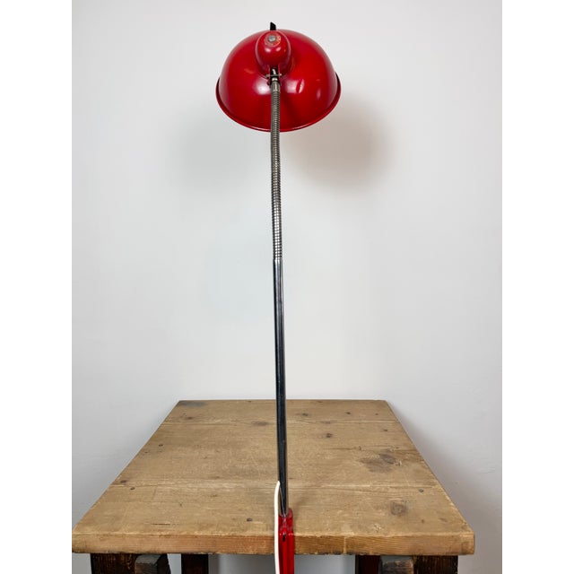 Large Vintage Industrial German Workshop Table Lamp from Helo Leuchten, 1950s For Sale - Image 15 of 18