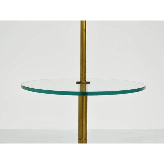 Gold Adjustable Floor Lamp with Three Jointed Arms by Giuseppe Ostuni for Oluce, Italy, 1952 For Sale - Image 8 of 12